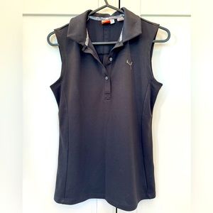 Puma, Black Golf Polo, Size: S
